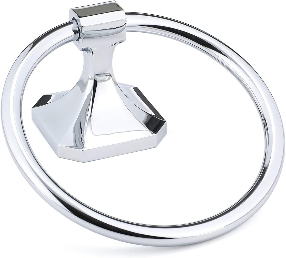 Richelieu Hardware NB1020643 Riviera Collection Transitional Towel Ring, Chrome