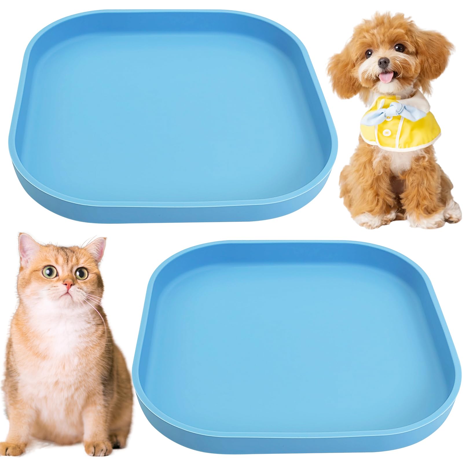 Gamelles en silicone pour chat antidérapantes et compatibles lave-vaisselle