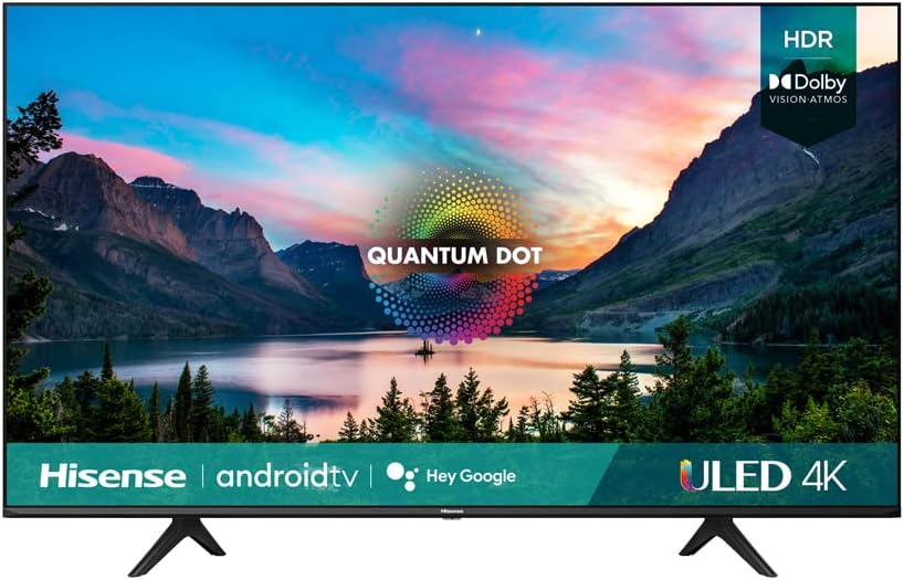 Hisense ULED 4K Premium 50U6G Quantum Dot QLED Series 50-Inch Android 4K Smart TV with Alexa Compatibility, 600-nit HDR10+, Dolby Vision & Atmos, Voice Remote (2021 Model) 2 Hisense ULED 4K Premium 50U6G Quantum Dot QLED Series 50-Inch Android 4K Smart TV with Alexa Compatibility, 600-nit HDR10+, Dolby Vision & Atmos, Voice Remote (2021 Model)