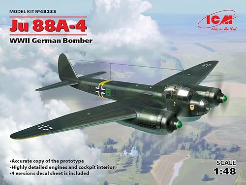 Miniatura 2 de ICM Models Kit modelo Junkers Ju 88A-4 1/48