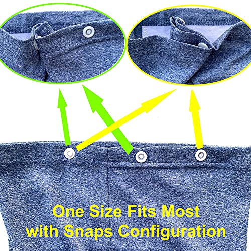 Reusable Neck Gaiter with Filter Insert, Fashionable Cooling Face Covering Bandanas with Adjustable Snaps3