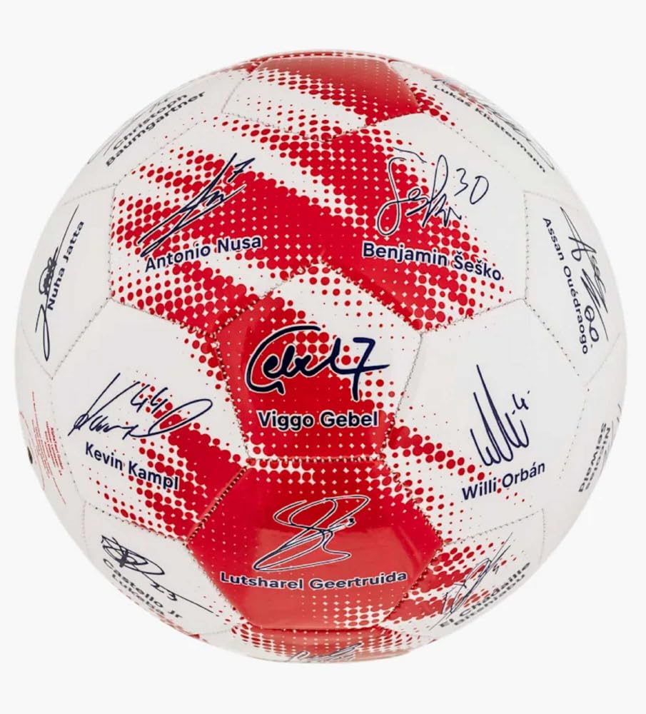 RB Leipzig Unterschriften Fussball 2024/25 Signature Ball Gr. 5 RBL