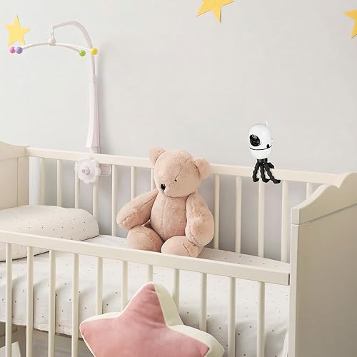 Miniatura 7 de wochel Soporte trípode para monitor de bebé para HelloBaby HB65/HB40/HB6550/HB6148/HB6560/HB66/HB6339/HB6550 Pro, ANMEATE SM935E, soporte flexible