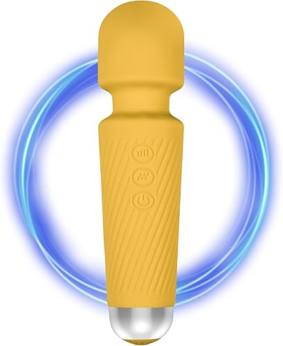 Masajeador de espalda portátil eléctrico para espalda, cuello, hombro, cuerpo, amarillo..