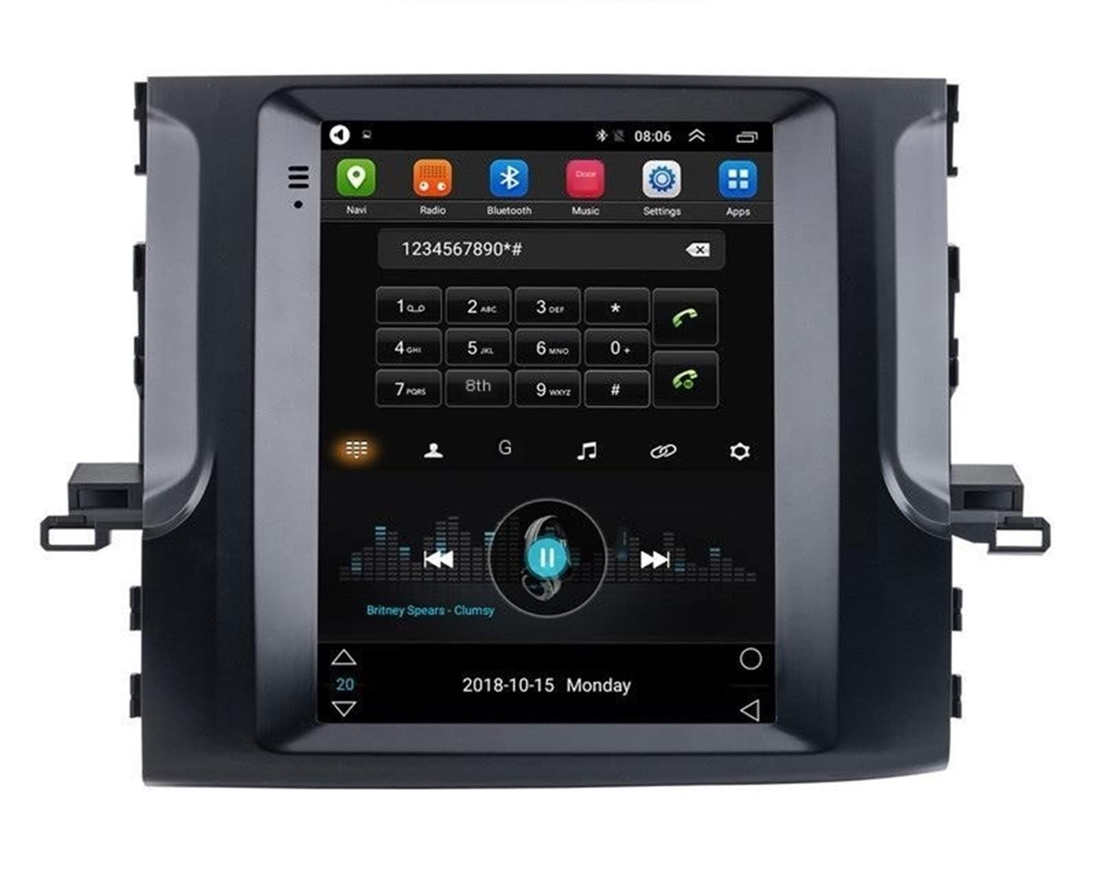 For 15-18 Toyota Handa Android large screen navigation car mp5 player car navigation instrument