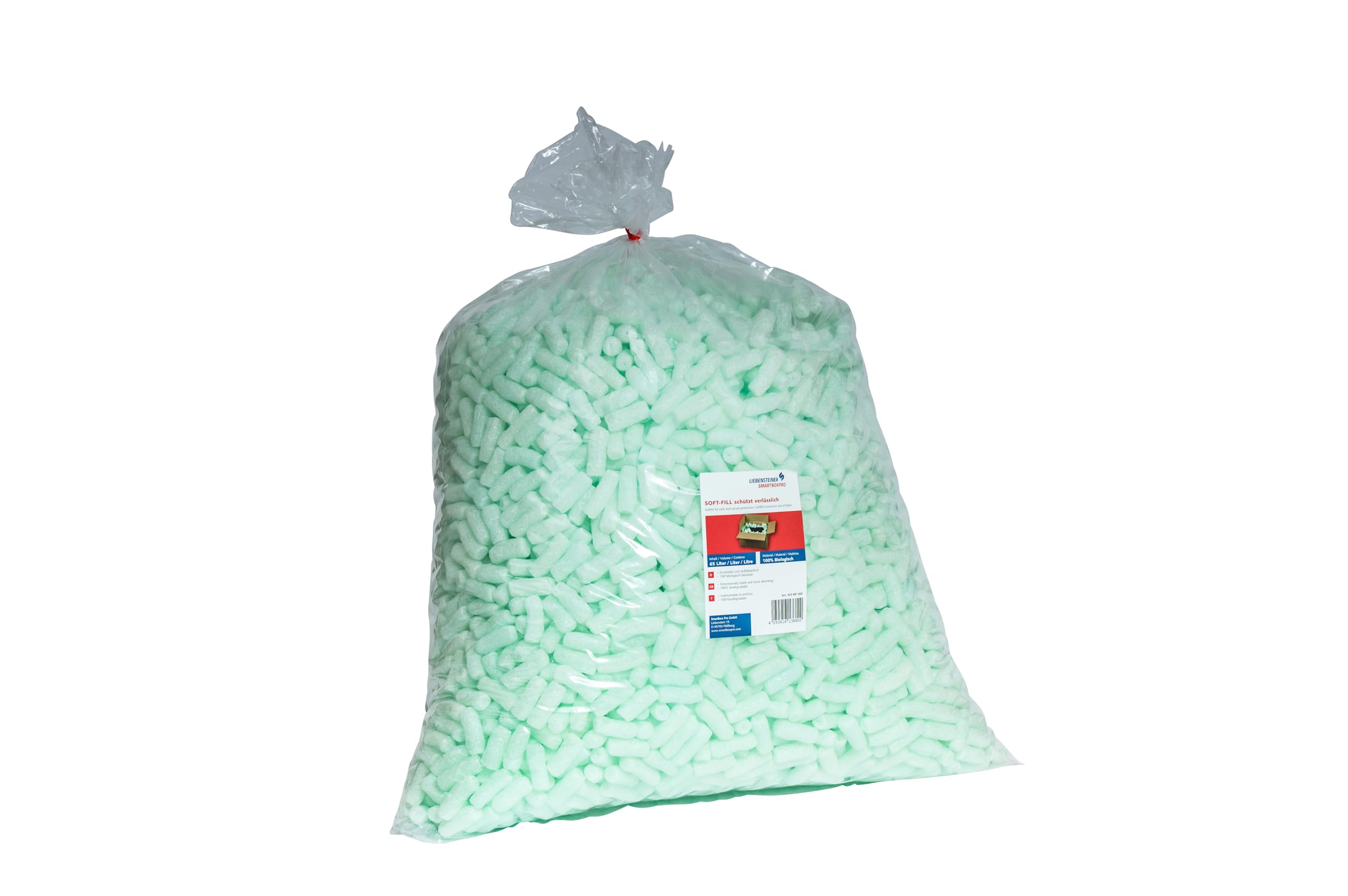 Material de relleno ecológico para embalaje de almidón de maíz, 15 L-400 L (400 litros)