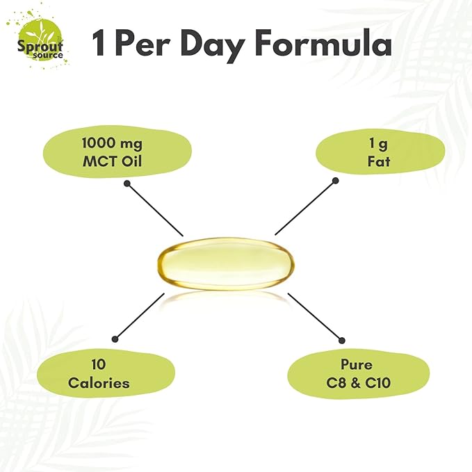 Keto MCT Oil Softgels 1000mg - 90 Días - Coco miniatura 3