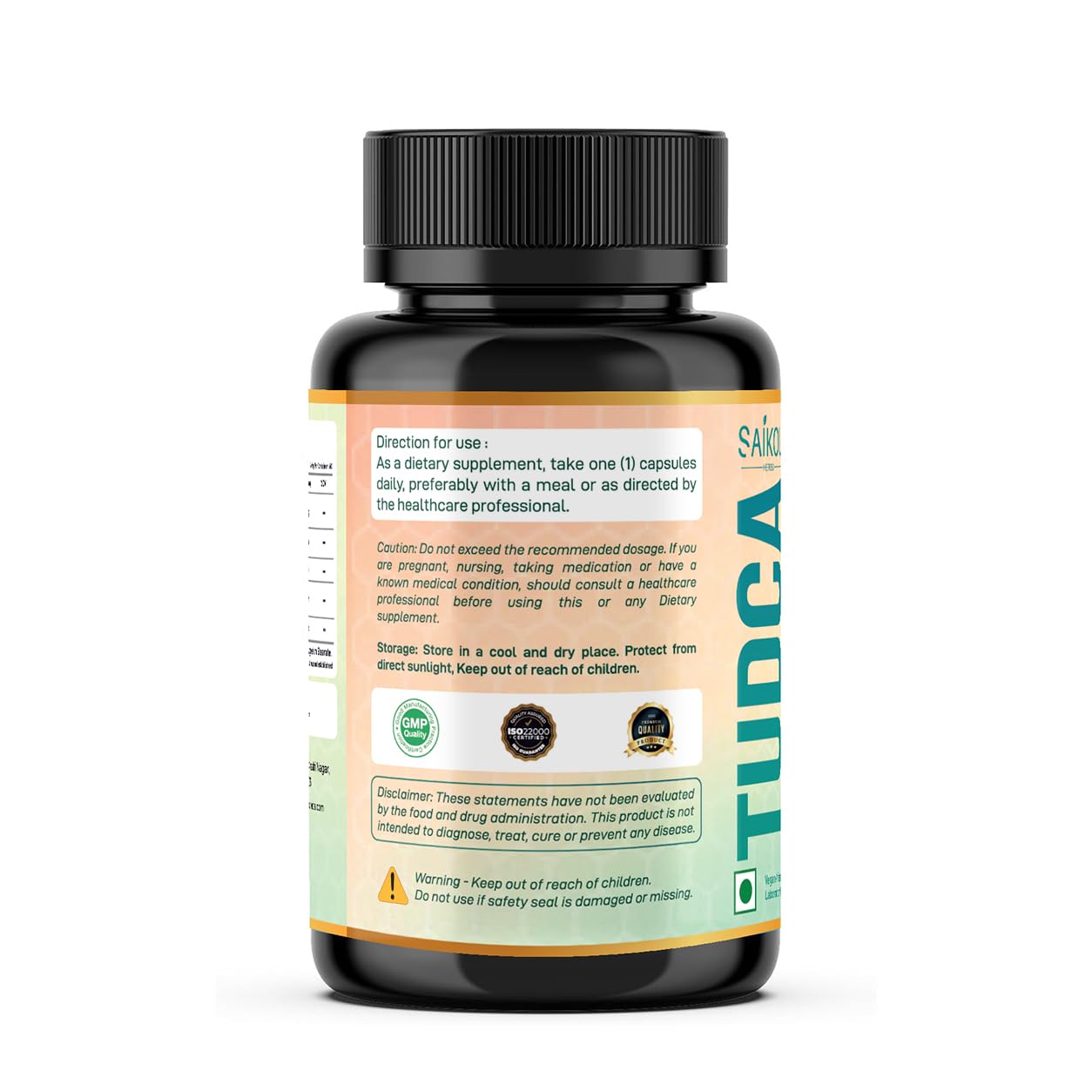 TUDCA (Tauroursodeoxycholic Acid) 750mg - 5 in 1 with Milk Thistle, Ashwagandha, Dandelion and Ginseng - 60 Servings — Amazon image 2