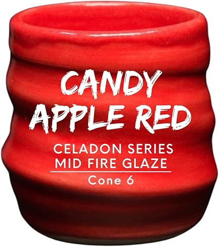 Miniatura 3 de Penguin Pottery - Set variado - Serie Celadon de Fuego Medio - Cono 6 - Incluye 8 frascos de 4 oz