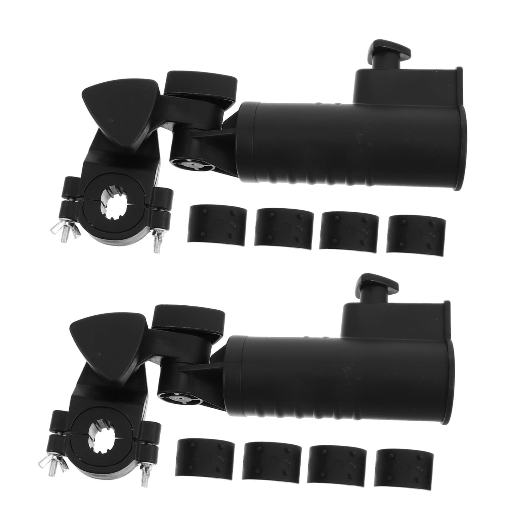 Toyvian 2 Abrazaderas para Paraguas De Carrito De Golf Accesorio para Carritos De Golf Abrazadera para Paraguas De Soporte para De Accesorio para