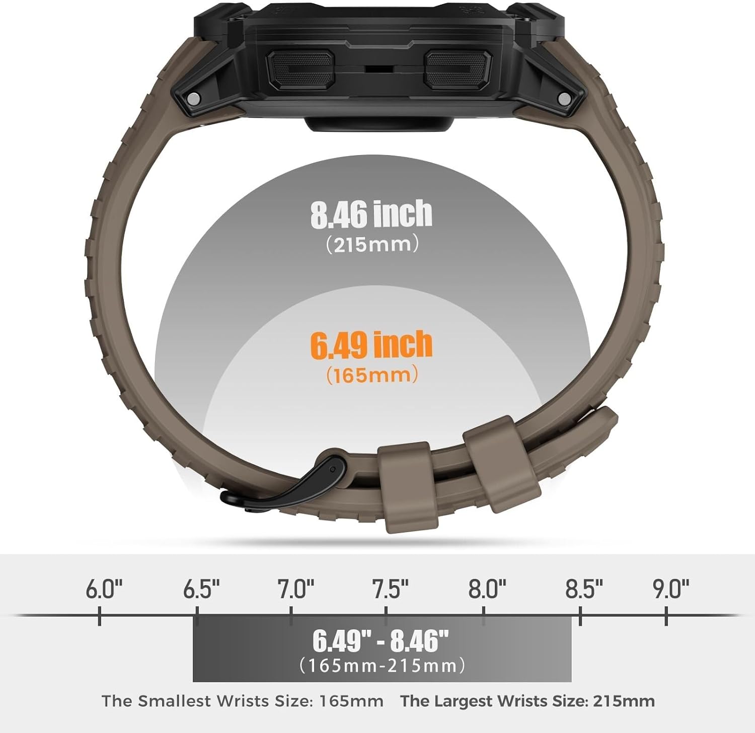 For Garmin Instinct 2X Solar, Instinct 2X Soft 26MM Silicone Replacement Watch Strap