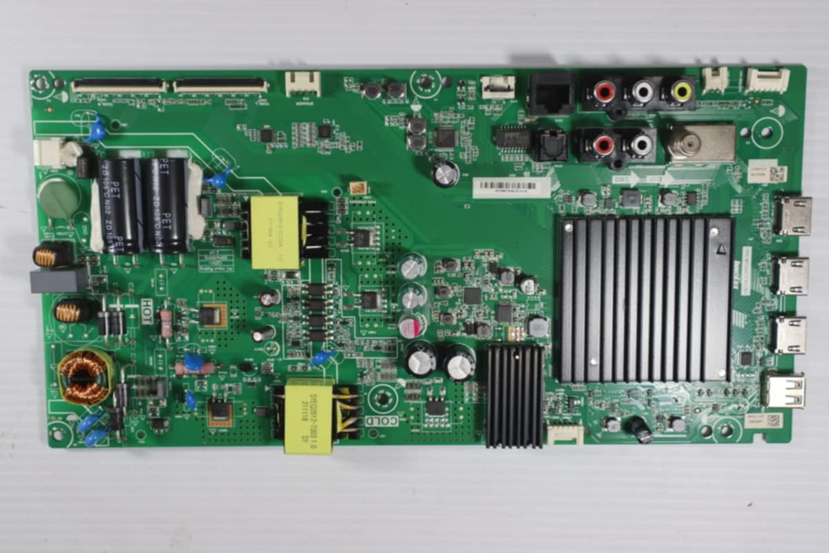 Lutema Television Repair Kit for Vizio V505-J09 with TV Main Board + Power Supply + TCon + Cables