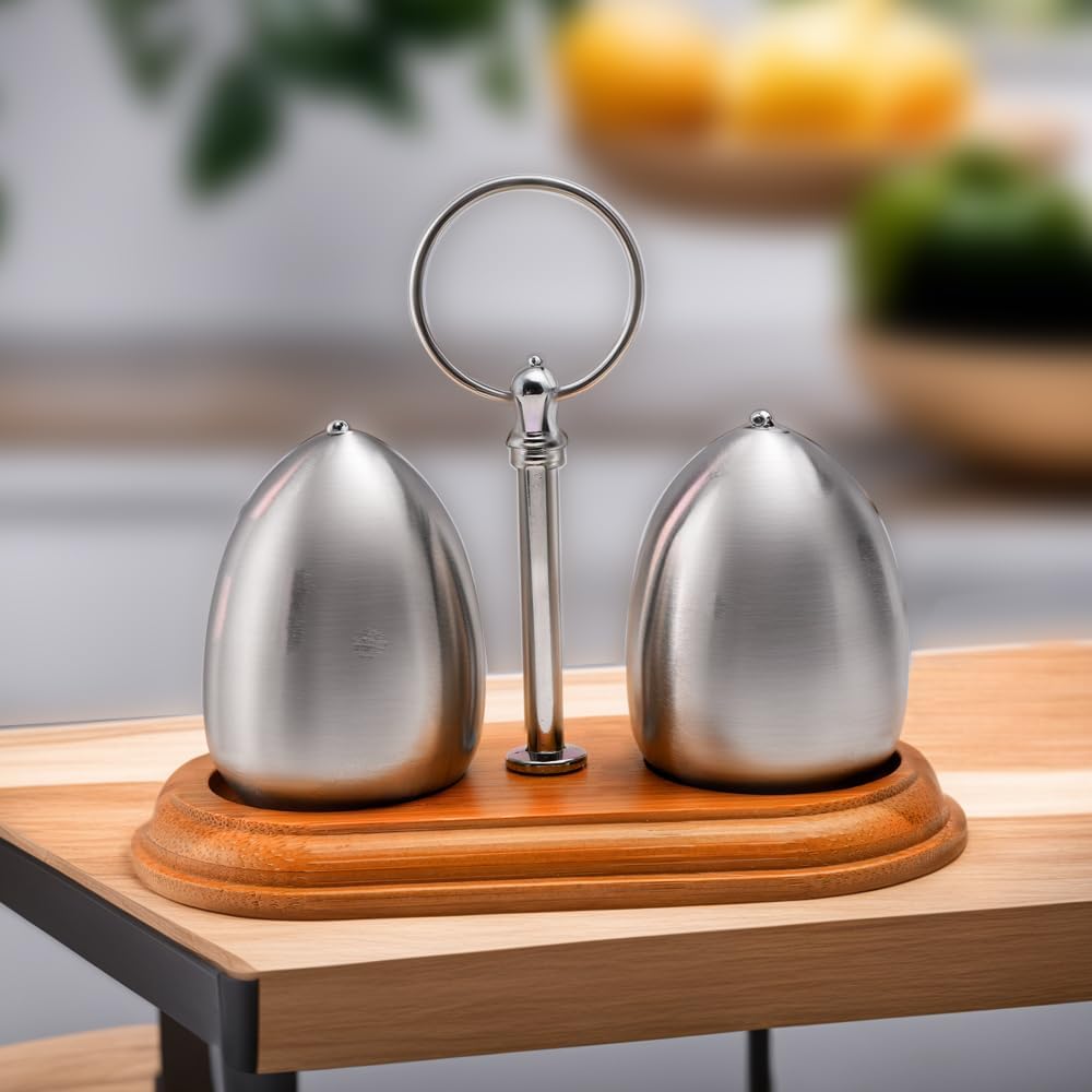 The Better Home Glass Salt & Pepper Shakers Set- Black & White | Moisture-Proof Seasoning Shakers with Handle | Perfect Pour Holes for Kitchen Dining Table Restaurant (Pack of 1) — Amazon image 14
