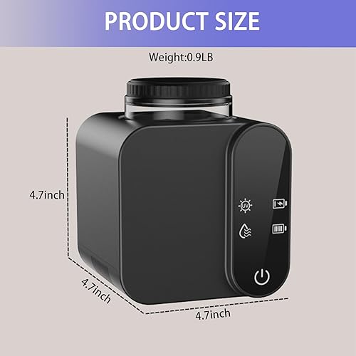 Miniatura 8 de Soporte para cepillos de dientes montado en la pared, soporte eléctrico para cepillos de dientes con secado y limpieza inteligente, soporte para