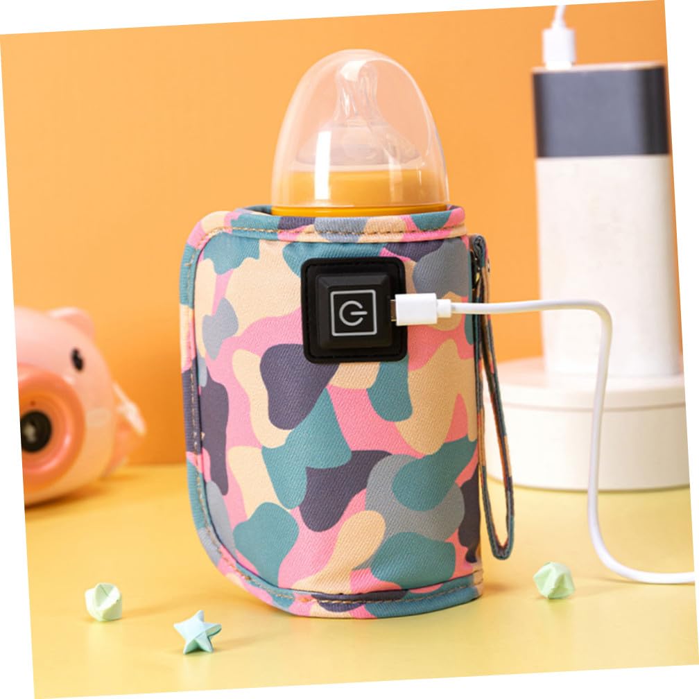 Toyvian 2 Pezzi scalda biberon termico borsa scalda latte scaldabiberon portatile bottiglia scaldabiberon da viaggio stufetta copri biberon riscaldatore scaldabiberon stoffa