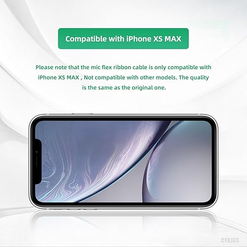 Miniatura 3 de Para iPhone Xs Max Puerto de Carga de Reemplazo Blanco OEM Auriculares Jack USB Carga Dock Conector Asamblea Micrófono Antanna Flex Cable con