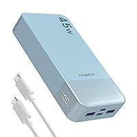 JUOVI Power Bank 20000mAh Portatile, 45W Powerbank Caricatore Portatile Ricarica Rapida