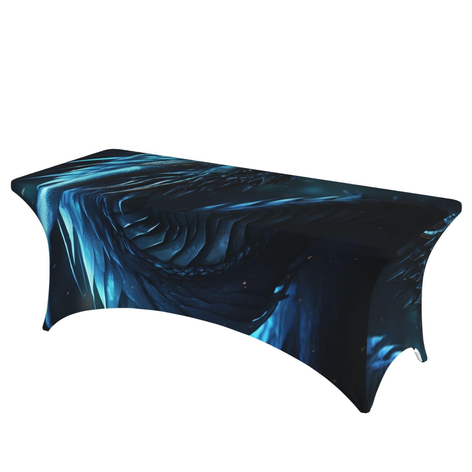 Nappe de table imperméable et infroissable en spandex pour banquet