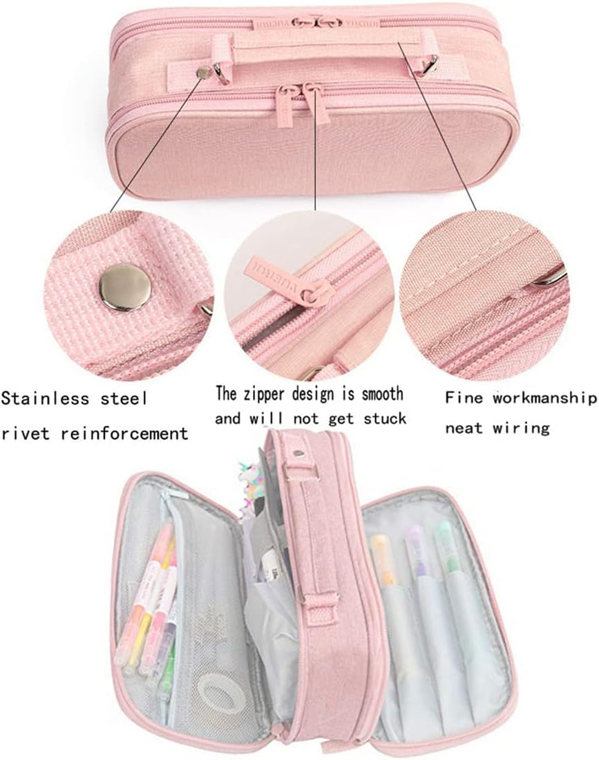 YX&ST Twice Merch large Pencil Case Capacity Stationery Bag Storage Pouch - Image 3