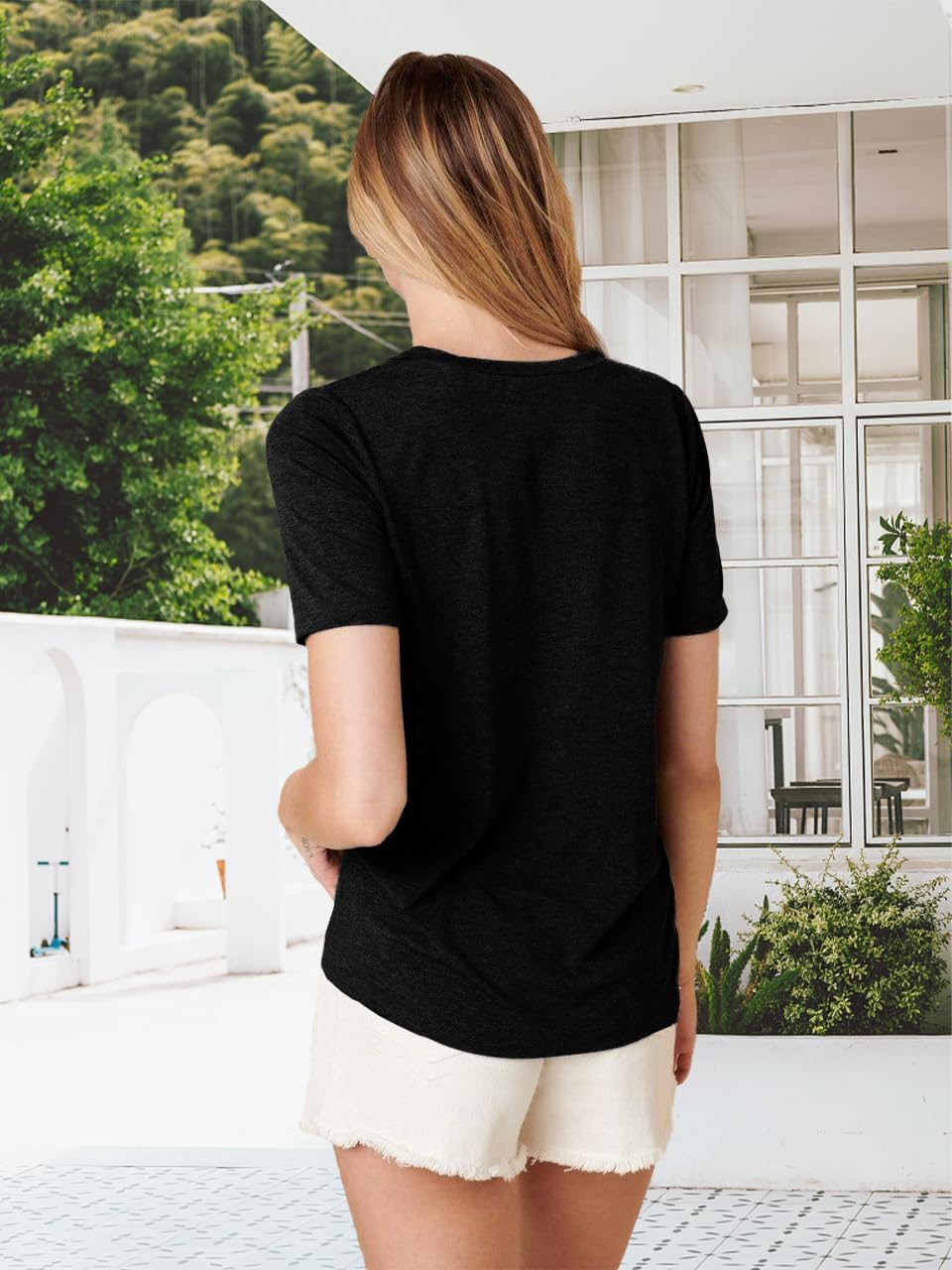 Savarana Graphic Tees for Women Be Kind Letter Print Shirts Funny Love Heart T Shirt Inspirational Happy Short Sleeve Tops - Image 4