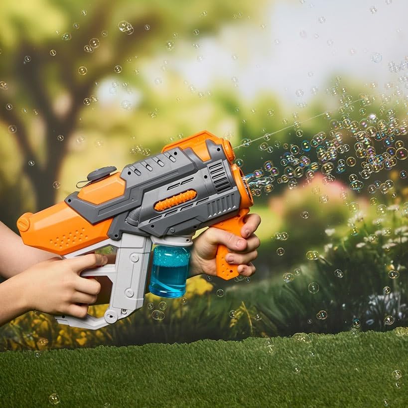 The Lakeside Collection 2-in-1 Water and Bubble Gun - Powerful Water Blaster and Bubble Maker