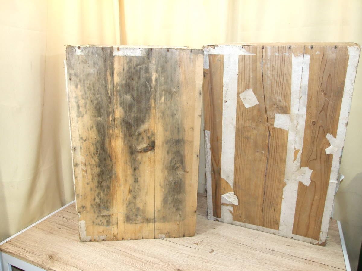 Amazon.co.jp: 大きな茶箱木箱古民具昭和レトロ収納箱外寸67×43.5×高さ