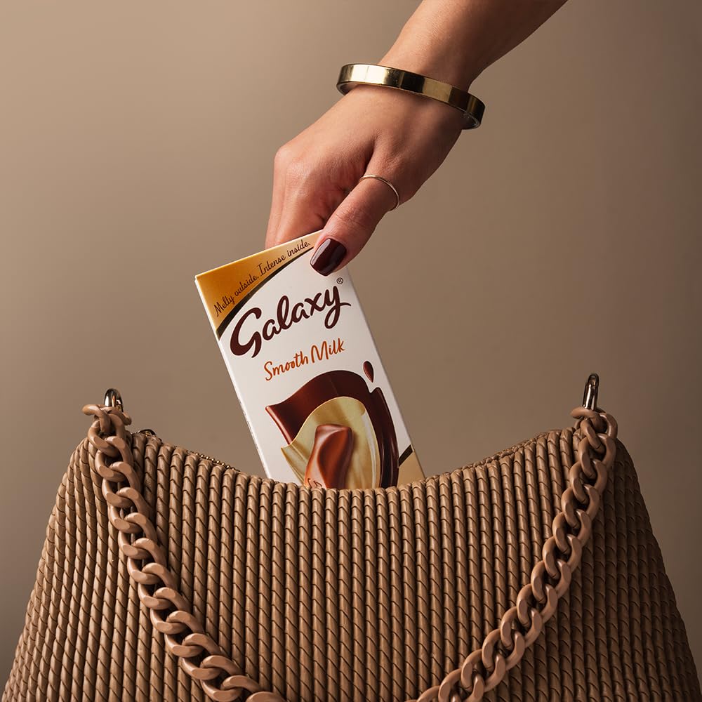 Galaxy Smooth Milk Chocolate Bar | Rich creamy and smooth| Loaded with the goodness of international cocoa| 56g | Pack of 4 4