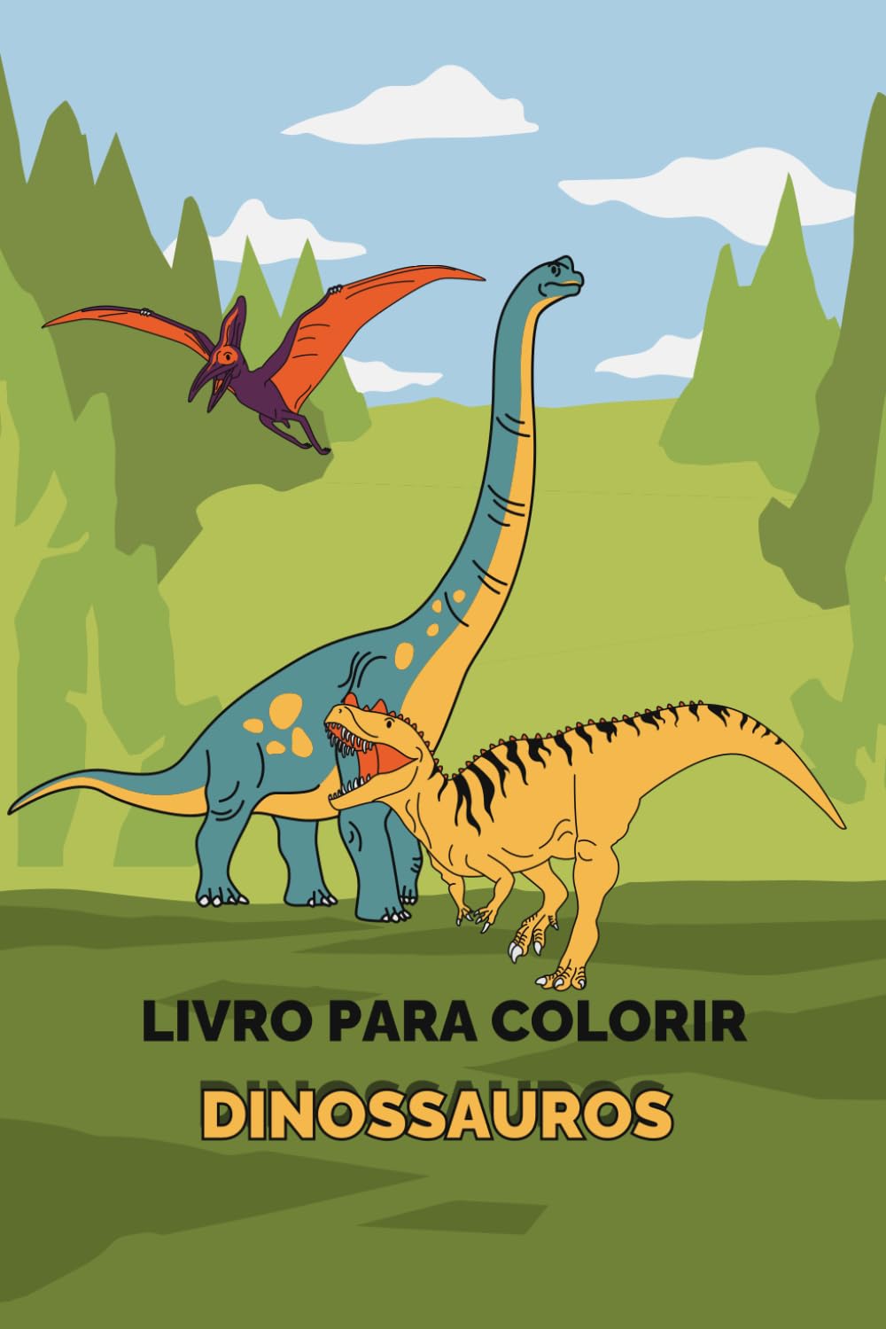 Livro para Colorir: Dinossauros