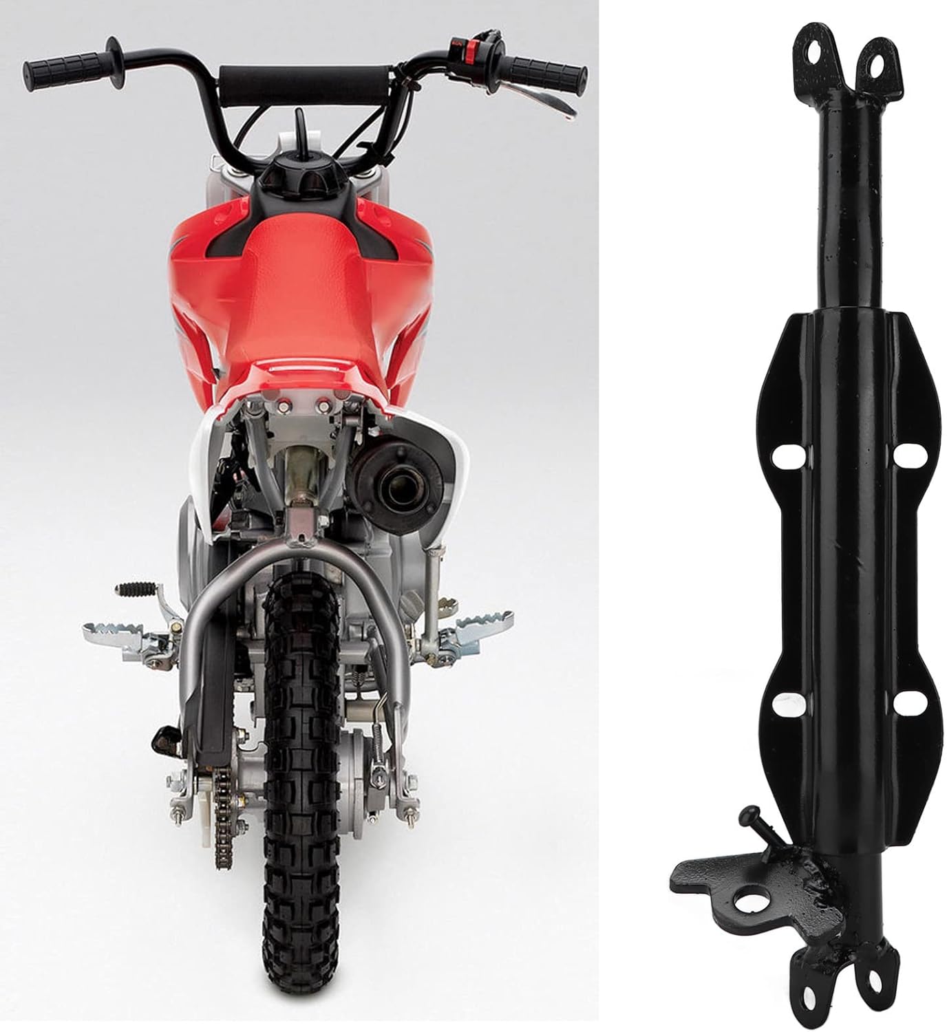 Yctze Foot Peg Pedal Extender Footpeg Foot Rest Bracket Bar Steel Alloy Replacement for CRF50 Pit Dirt Bikes