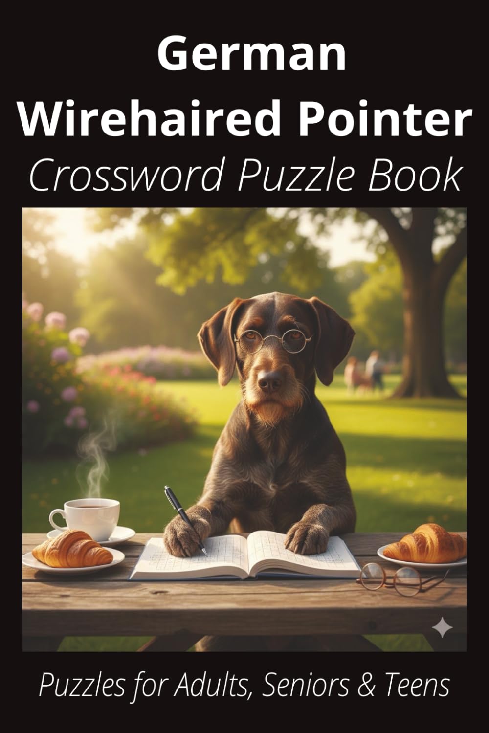 German Wirehaired Pointer Crossword Puzzle Book: Crossword Puzzles with Easy-to-Read Print About German Wirehaired Pointers, Loyal Companions, ... Pet Lovers, Vacations, and Relaxing Moments