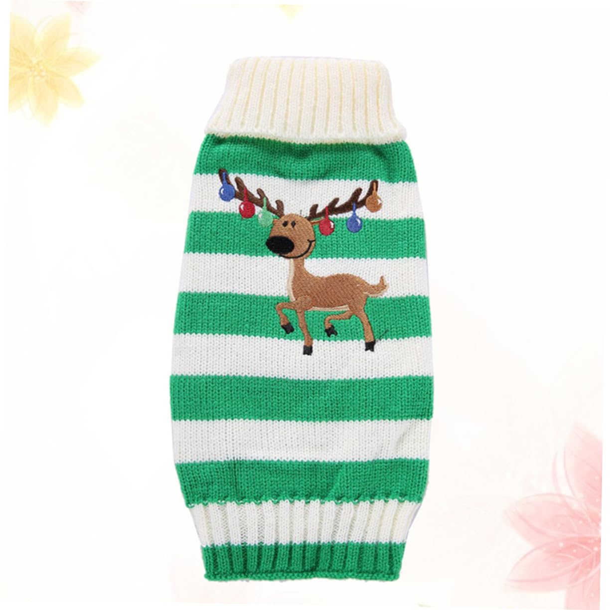 BESPORTBLE Pull Tricoté en Houx pour Chien 3 Pièces Élégant Tenue De Noël Vêtements Chauds pour Chien