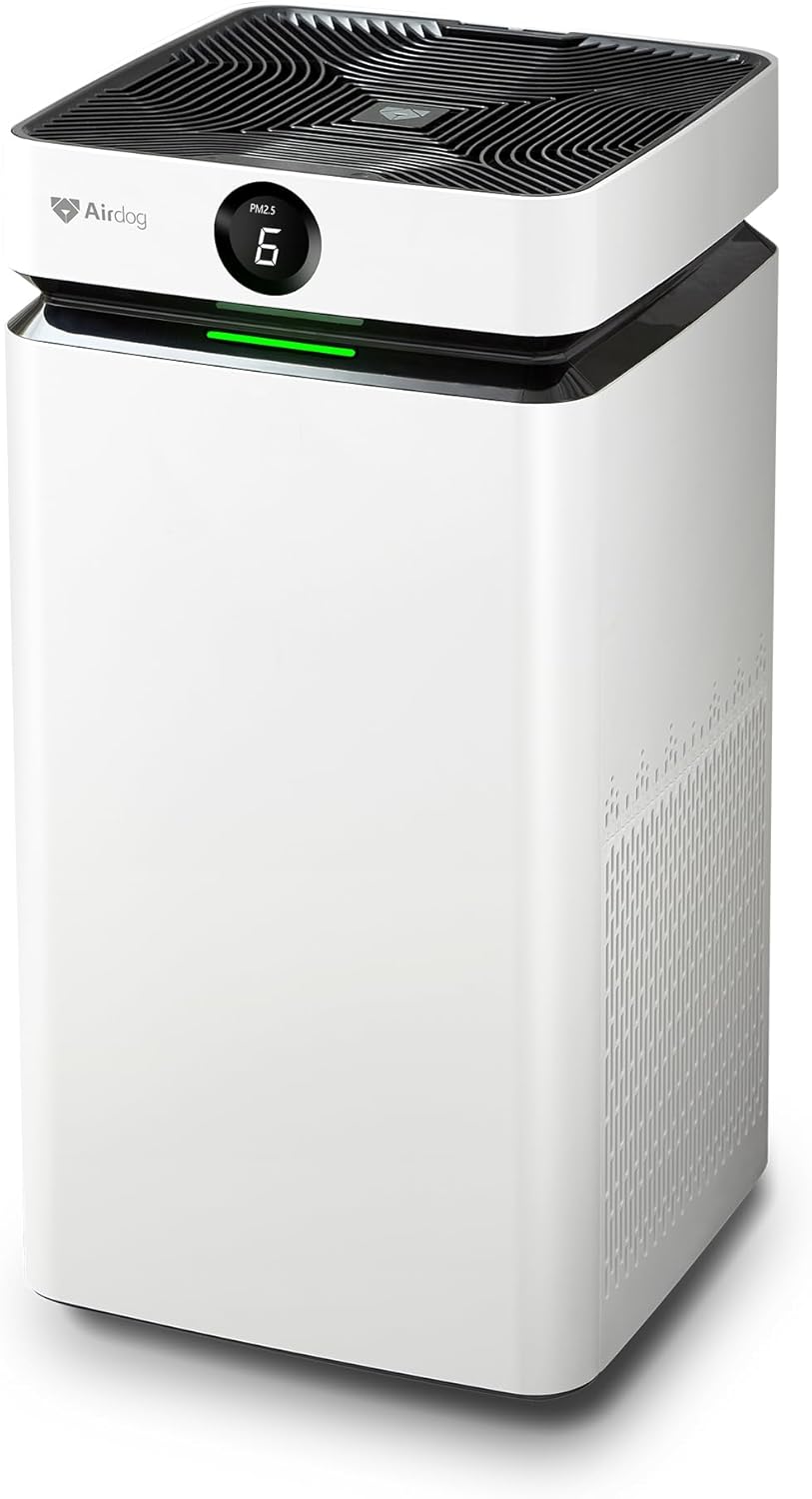 Airdog X8 Home Air Purifier for Rooms Up to 1,000 sqft. - Patented TPA Tech Up to 20X More Effective than HEPA - Washable Filter and Whisper Quiet product image