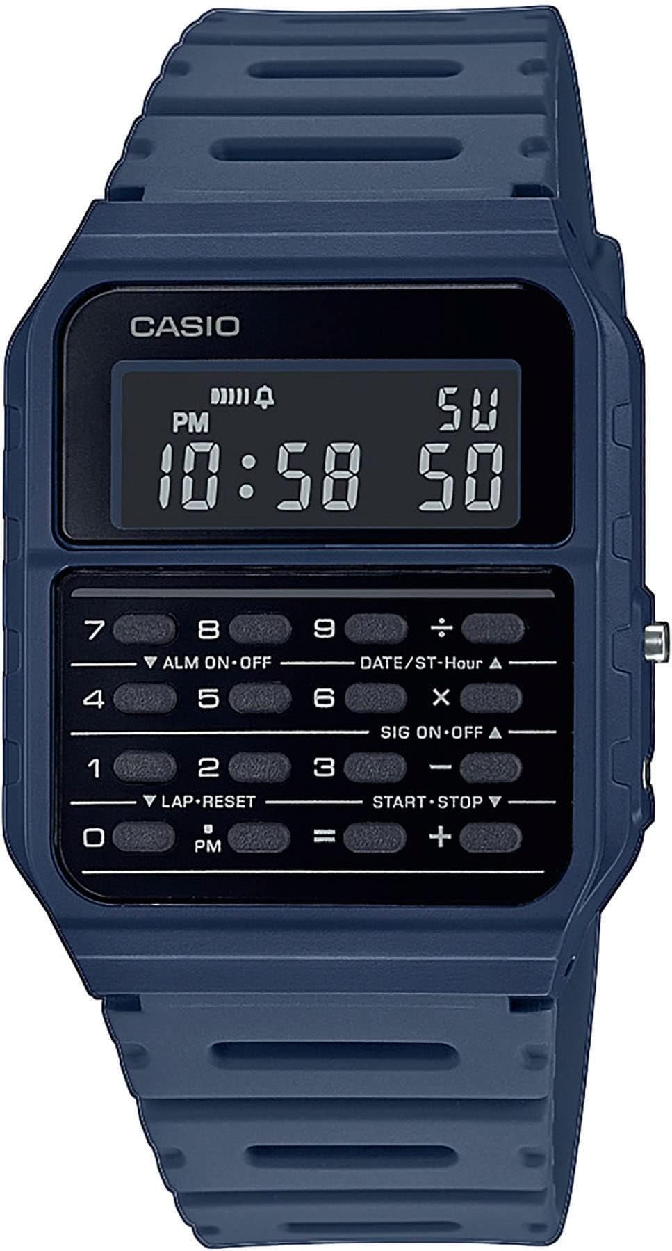 Collection Retro Mens Digital Watch with Plastic Strap CA-53WF
