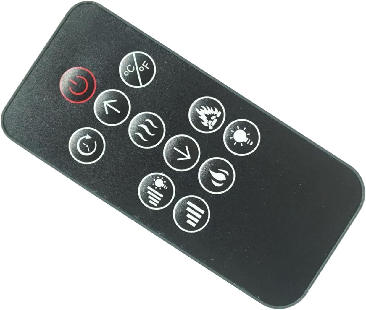 HCDZ Replacement Remote Control for Sophia & William AH-FP-40FH AH-FP-50FH Wall Mounted Electric Fireplace