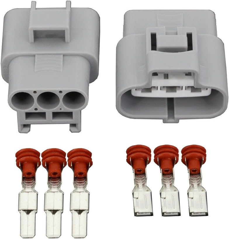 5 Sets 3 Pin Electric Fan Plug Female And Male Connector with Terminal DJ7031-4.8-11/21