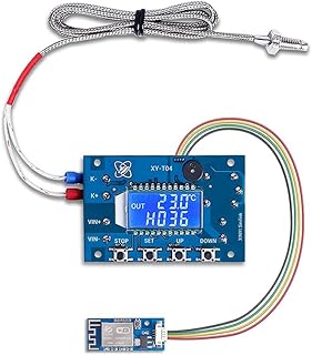 Digitaler Temperaturregler, 12 V Gleichstrom, WiFi-App-Steuerungsmodul, -99 Celsius bis 999 Celsius, 24 V