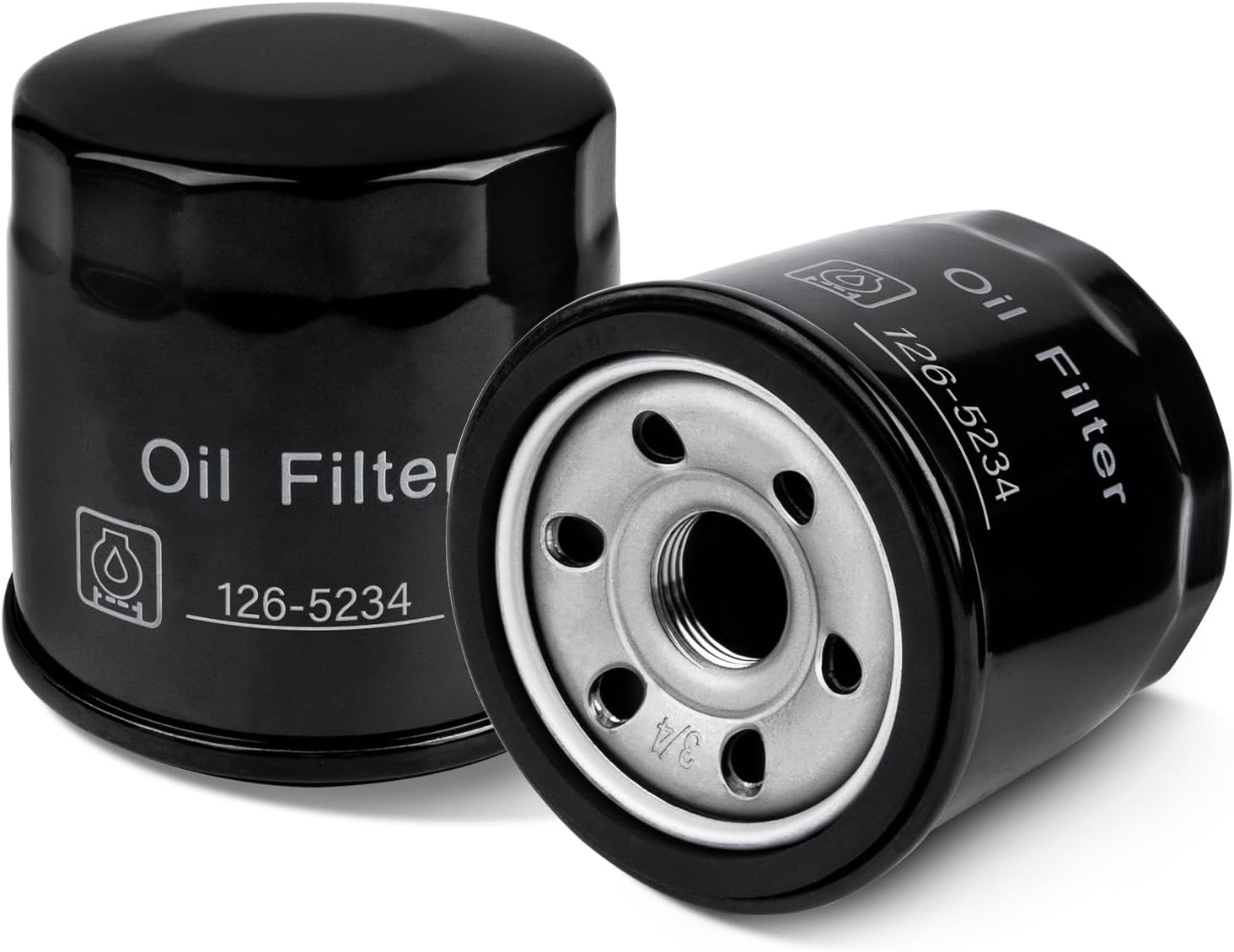 2 Pack Filter Engine Oil, Replacement for Exmark 126-5234, Compatible with Toro E-Series Quest, E-Series Radius, S-Series Quest,120-4276 127-9222 136-7848