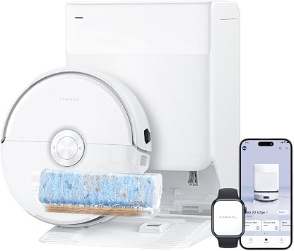 NARWAL Freo 20 Edge Robot Vacuum and Mop, 31,000Pa Suction, Self-Emptying