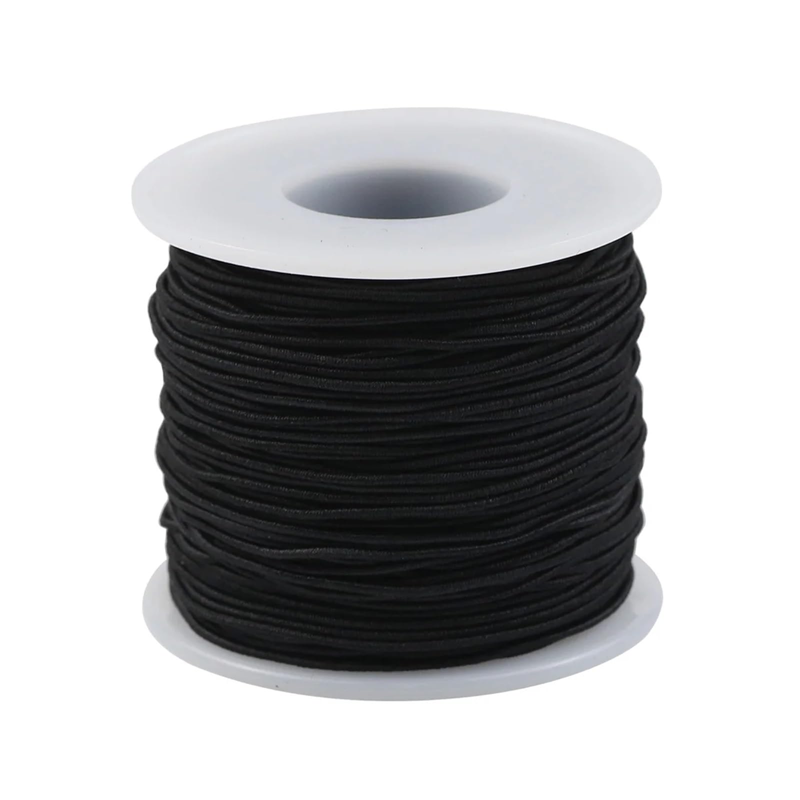 Elastic String for Bracelets 10Roll for Rainbow Beading Cord, Colorful Stretchy Crafting Thread for DIY Jewelry Making Sewing Necklace(Black)