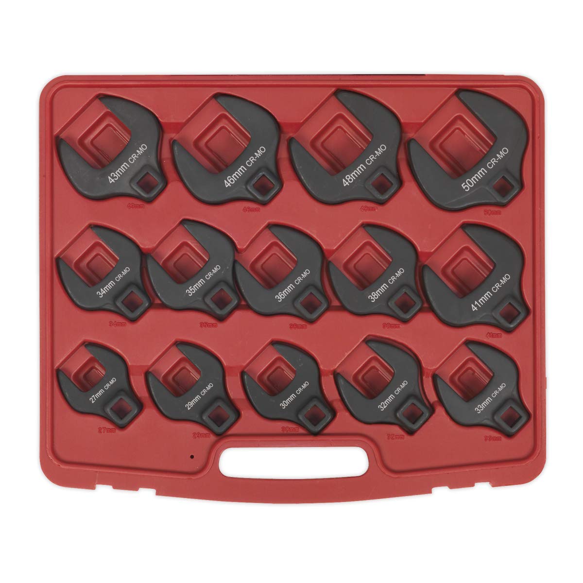 Sealey AK59831 Metric Crow's Foot Spanner Set, 1/2