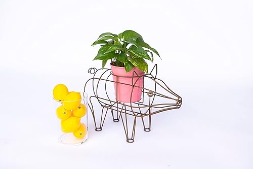 Miniatura 9 de LemonPig Maceta de cerdo rosa