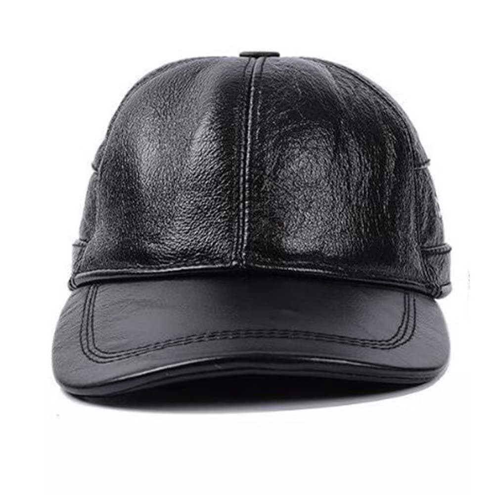 Cappello da Baseball da Uomo in Pelle Cappello da Sole Cappello Regolabile