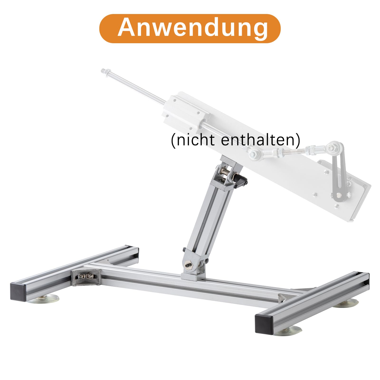 Winkel Justierbar Aluminiumlegierung Material Stand Kit für Hubkolben Linearaktuator