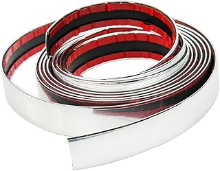 Chrome Trim Strip for Car Body Door Side Roof Trim Sticker Car Decoration Trim Car Exterior Protection (5 Meter Length 3 cm Wide) - KaberTrade