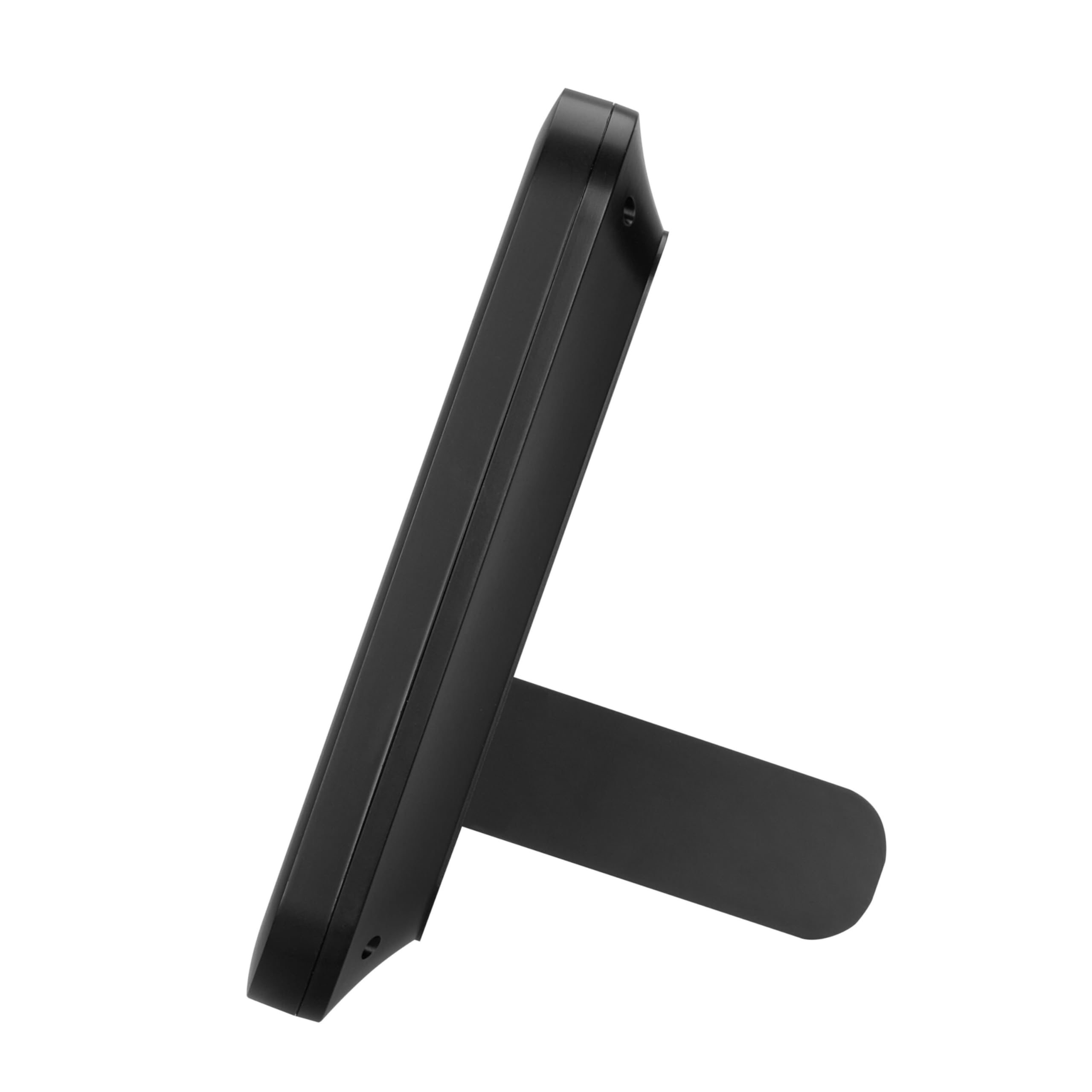 TFA Dostmann Reloj de pared digital con números XXL, 60.4525, reloj con temperatura y humedad en el interior, con calendario, perfecto para oficina, personas mayores, cocina, radio reloj, con función