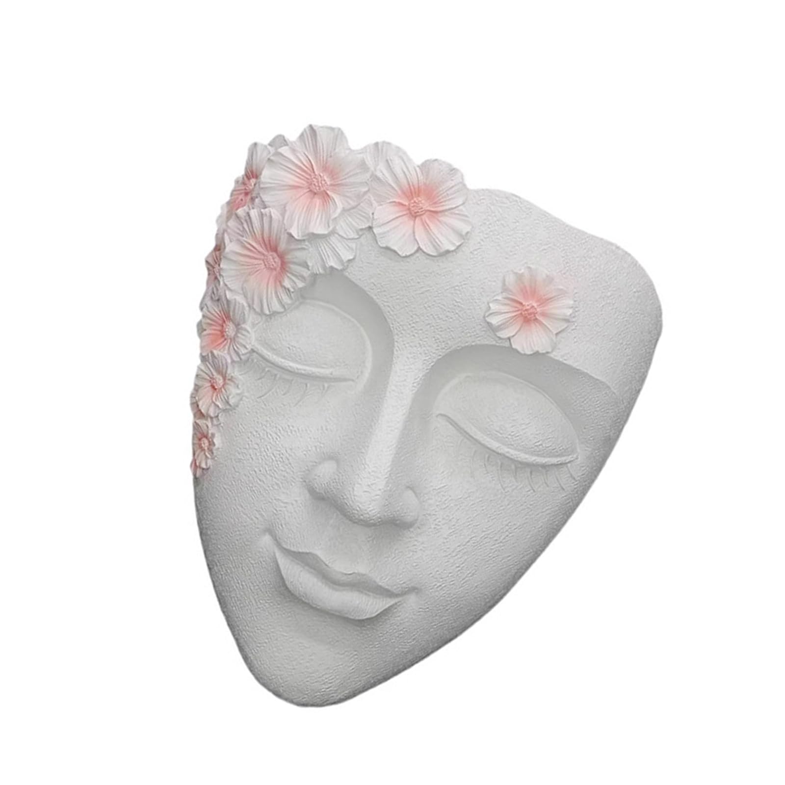 Msioytog Nordic Face Art Wall Planter for Small Gardens Balconies Greeneries Face Shaped Planter