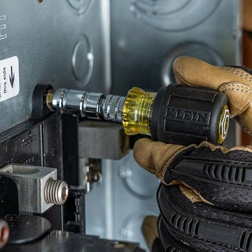 Miniatura 3 de Klein Tools 65131 Destornillador de tuerca 2 en 1, accionamiento deslizante de cabeza hexagonal, 1-1/2 pulgadas