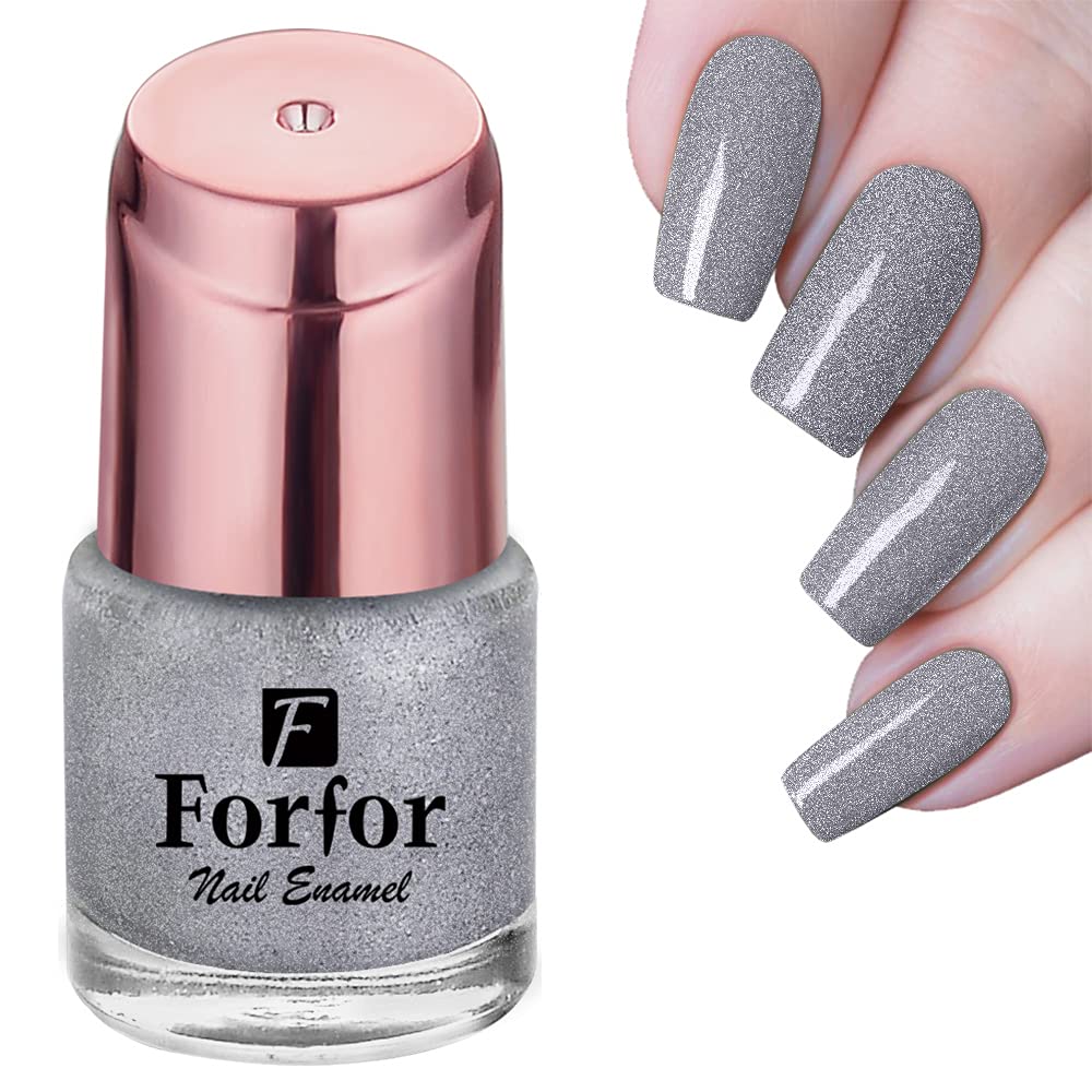 FORFOR® Perfect Stay Glitter Nail Polish (Silver Glitz)
