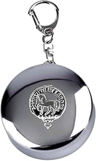 Cockburn Scottish Clan Crest Folding Cup Key Chain (Pewter)