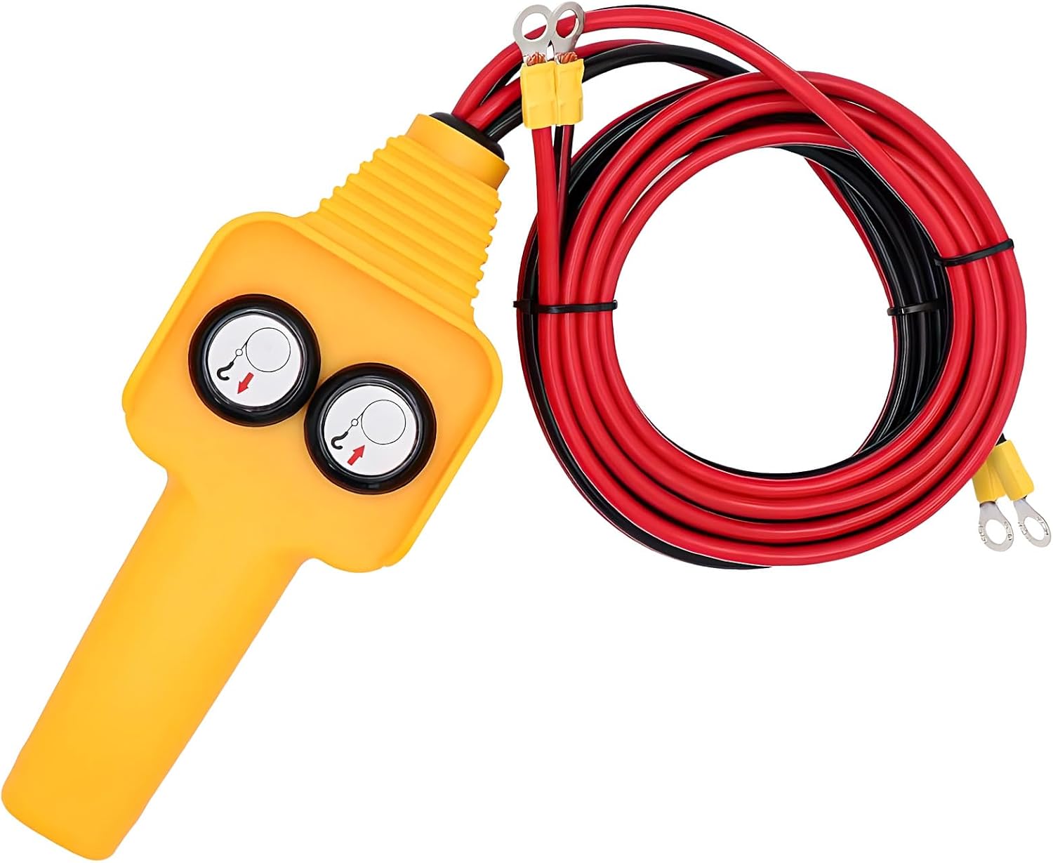 Winch Controller, 12V Winch Remote Control Assembly with Push Button, Wired Handheld Controller Replacement for 1500lbs to 5000lbs Rated Pulling Winches, Car Accessories